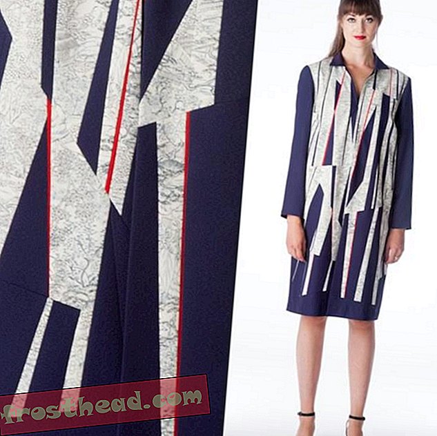 Skarpe farver og vintage silke giver en tidløs luft til Ann Williamsons mode.