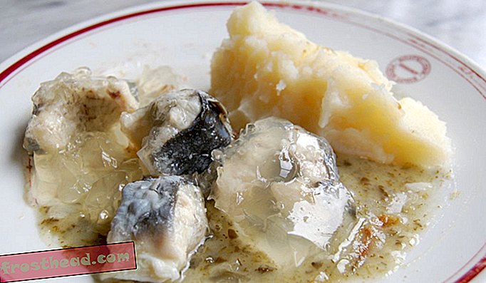 La anguila en gelatina, el pastel de anguila y el puré son platos populares en Inglaterra que los colonos una vez también disfrutaron.