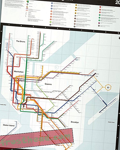 מפת הרכבת התחתית של ניו יורק