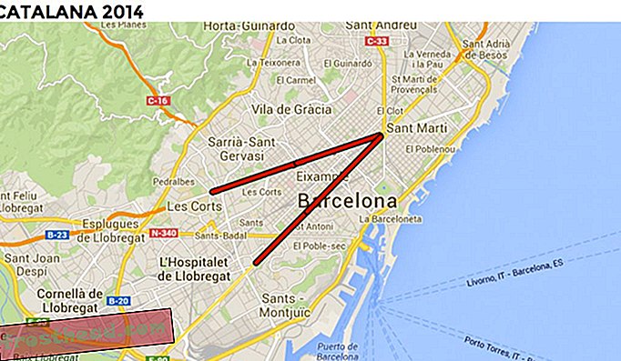 Der Kampf um die Unabhängigkeit Kataloniens nahm in den Straßen von Barcelona die Form eines riesigen „V“ an