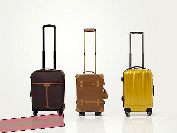 Divers bagages de voyage.