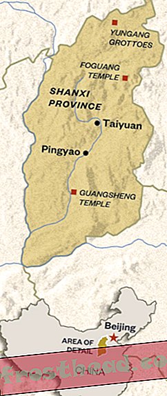 Peta Lin Huiyin dan Liang Sicheng di Makam Utara