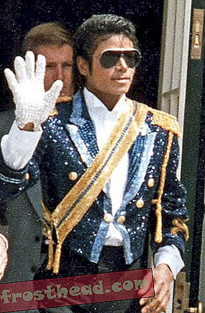 Michael Jackson vizitând Casa Albă, 1984