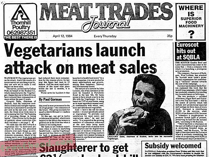 Vege Burger Meat Trades -lehti