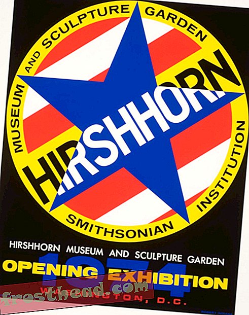 Affiche de la journée d'ouverture du Hirshhorn