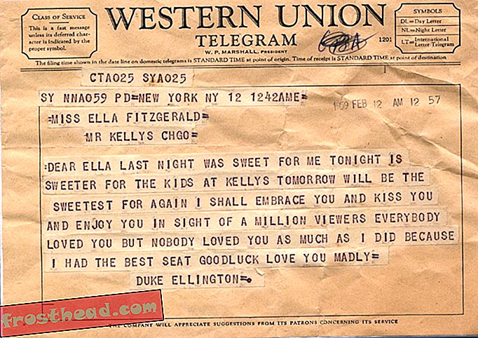 Duke Ellington-Telegramm