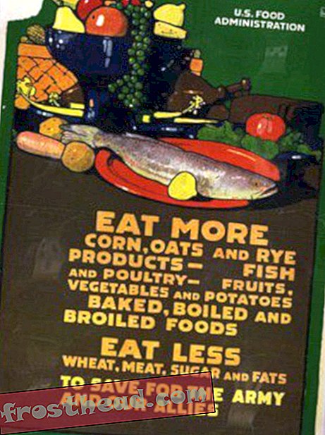 Amerikanske madplakater fra første verdenskrig og II