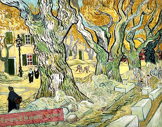 The Road Menders, kirjoittanut Vincent van Gogh, 1889