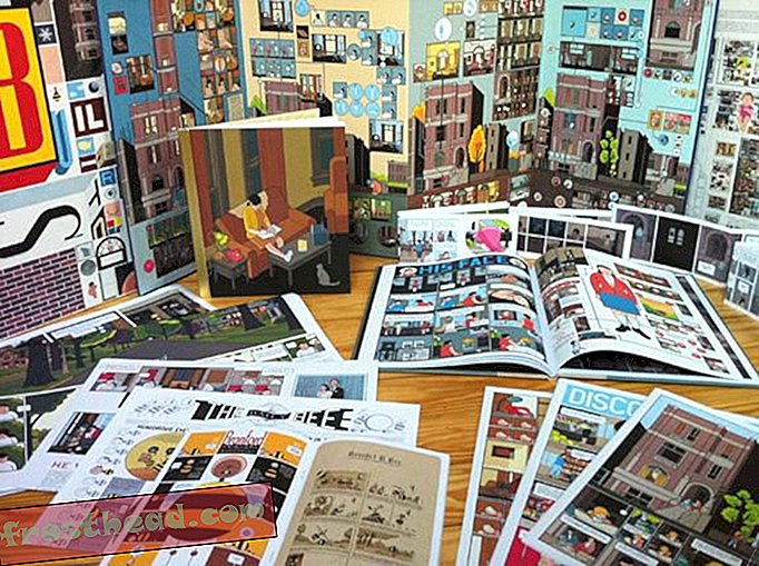 Σχεδιάζοντας τις ζωές και τις οικοδομικές ιστορίες, το Comic Book του Chris Ware