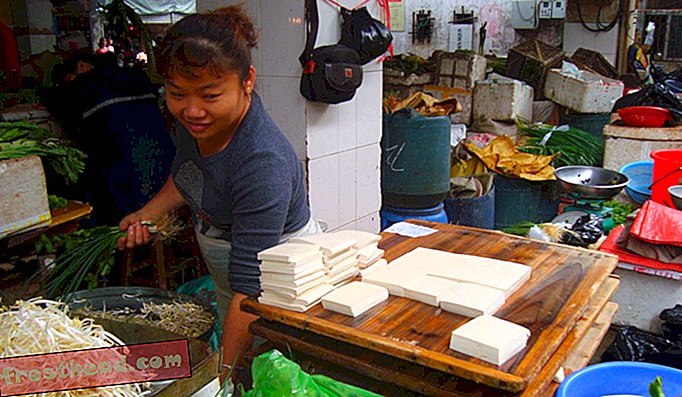 Le tofu, qui occupe une place de choix dans la cuisine chinoise, jouit d'une grande popularité en tant que source de protéines adaptée aux végétariens. Benjamin Franklin était un ardent défenseur du végétarisme et l’adopta périodiquement tout au long de sa vie.