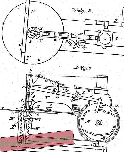 Walter Hunt sewing machine