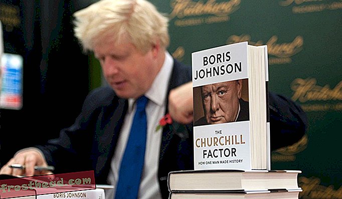 Da han voksede op, ville Johnson høre sine forældre citerer Winston Churchill rundt i huset.