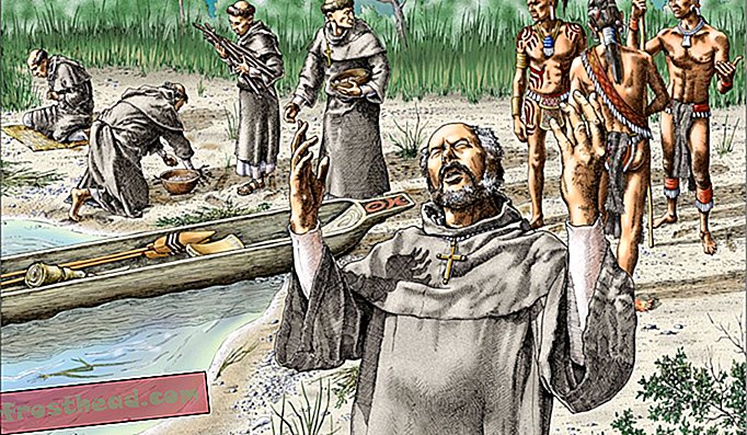 I årene efter Ponce de Léons oprindelige møde med Calusa forsøgte spanske missionærer at overskrive de indfødte menneskers åndelige overbevisning med kristen tanke - til ringe nytte.