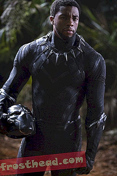 King T'Challa's Black Panther Suit, een gedurfde verklaring van Afrofuturist Pride, komt naar het Smithsonian