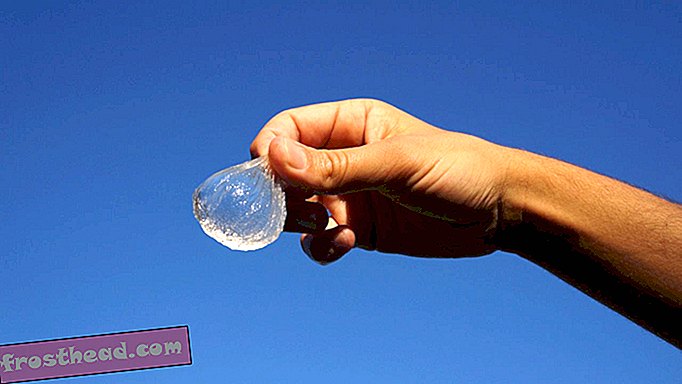 artículos, arte y cultura, comida, innovación, tecnología - Aquí hay una botella de agua que realmente puedes comer