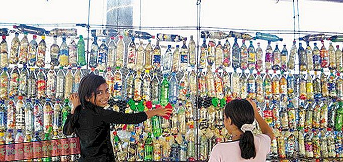 Kuidas pöörata 8000 plastpudelit hoonesse