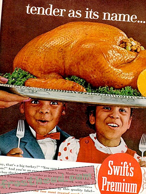 Eine Swift's Premium Turkey-Anzeige aus dem Jahr 1964