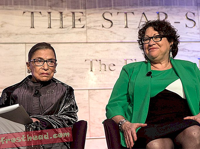 Ruth Bader Ginsburg in Sonia Sotomayor se kopata v zgodovino hrane na vrhovnem sodišču