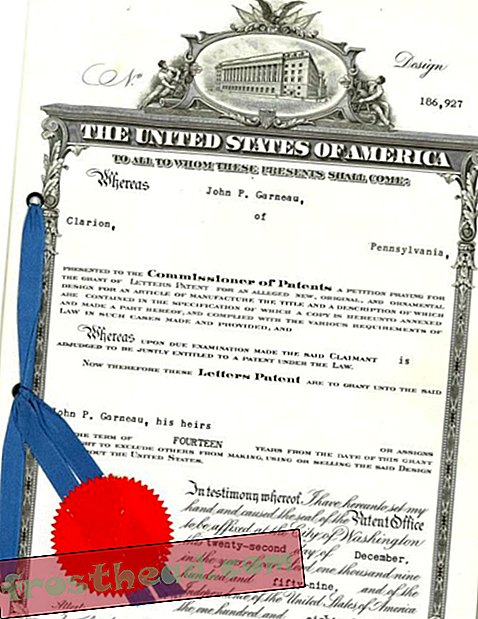 Ein Scan des 1959 eingereichten Originalpatents.