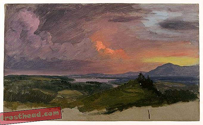 Залазак сунца у долини Худсона, Фредериц Едвин Цхурцх.