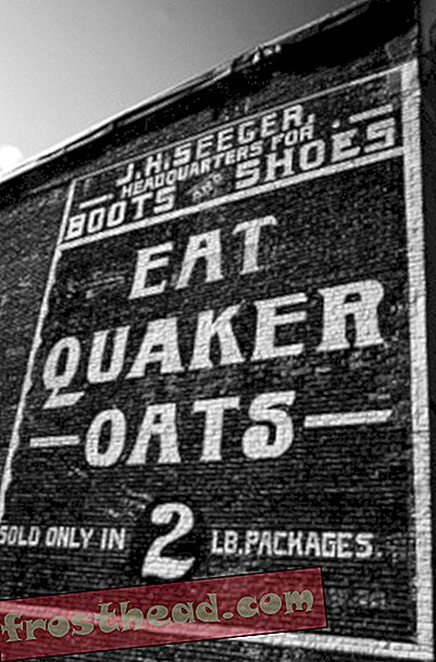 Quaker Oats became America's first trademarked breakfast cereal in 1877. Photo courtesy Flickr user Rob Shenk