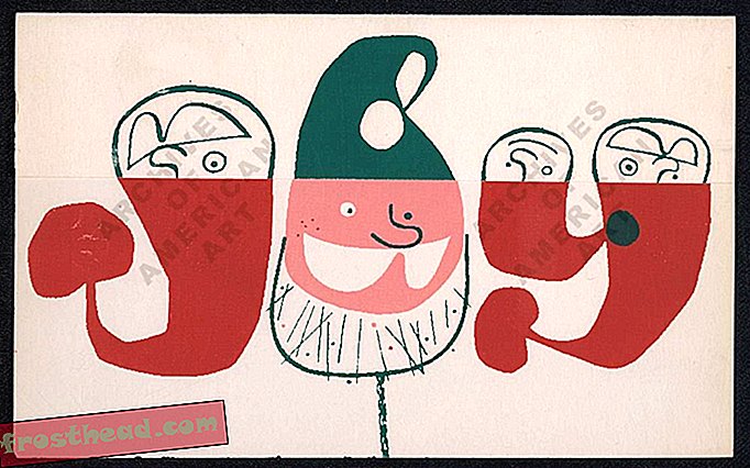 כרטיסי חג המולד בעבודת יד שנשלחו על ידי אמנים מפורסמים לחבריהם