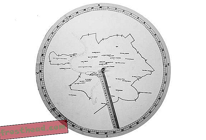 Воссоздание карты Рима Альберти с использованием координат, изложенных в «Описании Урбиса Ромаэ».