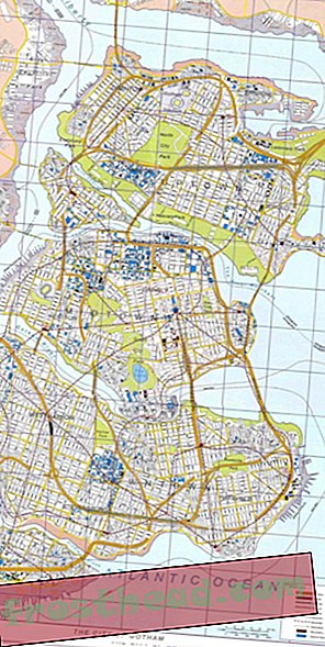 Карта у Готему у боји, припремљена за повратак мрачног витеза.