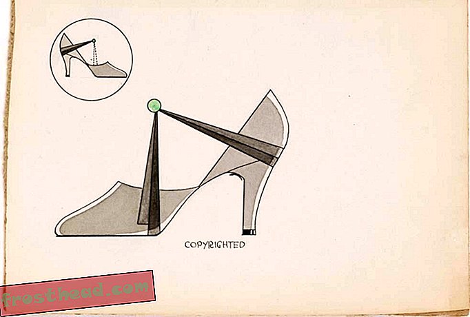 Conçu par Henry Dreyfuss pour les chaussures Delman, 1929