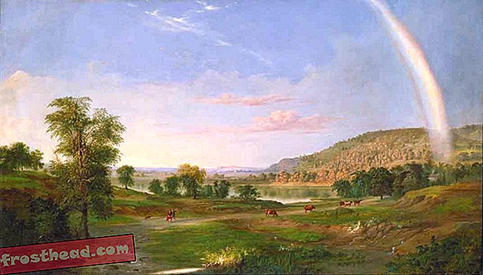 Paesaggio con arcobaleno, 1859