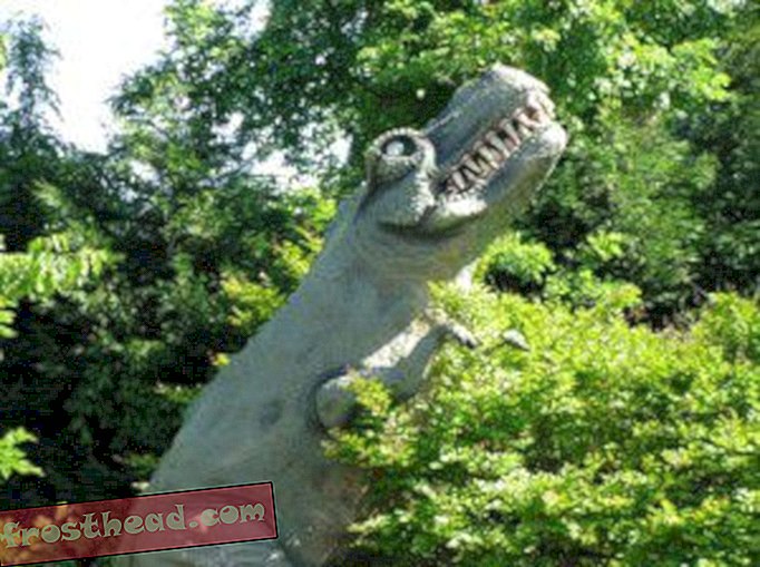 artikelen, blogs, dinosaurus volgen, wetenschap, dinosaurussen - Dinosaur Sighting: Mini-Golf Dinosaur