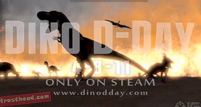 articles, blogs, suivi de dinosaures, science, dinosaures - Escarmouche de dinosaures et de soldats lors du jour J de Dino