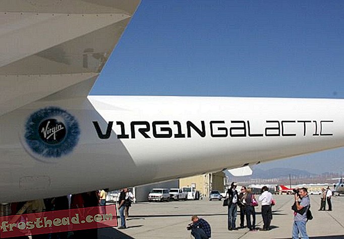 De start- en landingsbaan van Virgin Galactic