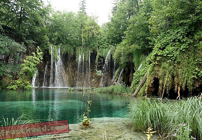 Entre los más fotogénicos de los lagos de Plitvice, en Croacia.