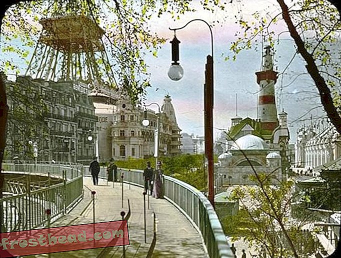 Paris Expos bevegelige fortau fra 1900