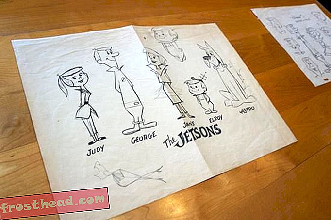 Premiers dessins de la famille Jetson