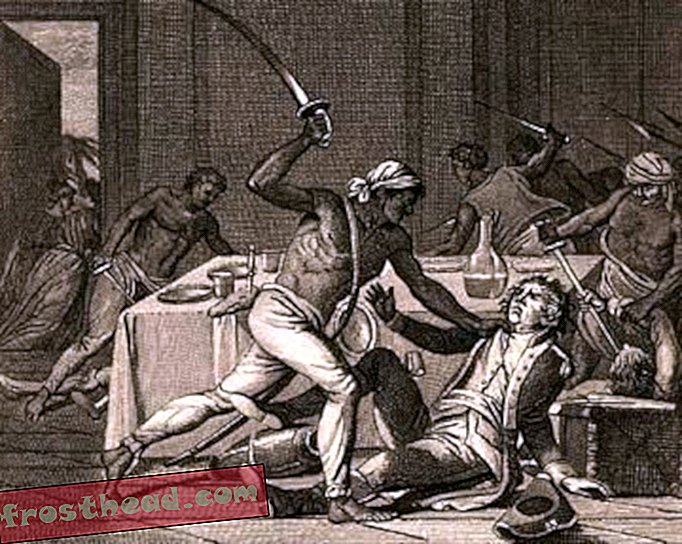 奴隷の反乱の場面