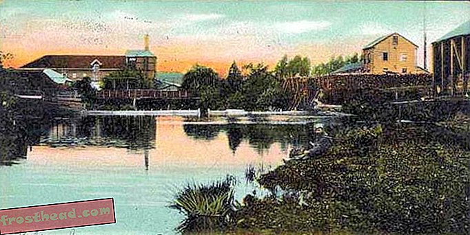 O rio Traiguén em 1915