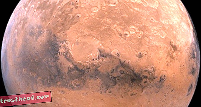 Forskere kortlægger nedgravede oversvømmelseskanaler på Mars i 3D