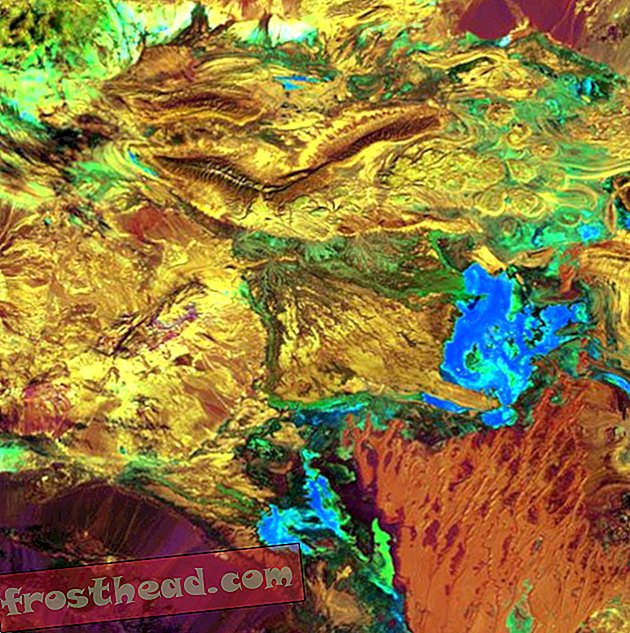 articles, blogs, science surprenante, science, notre planète - Peinture renversée ou désert iranien?