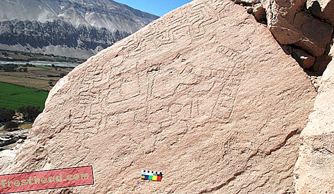Es probable que el arte rupestre de mil años sirviera como punto de encuentro para las caravanas de llamas que cruzan los Andes