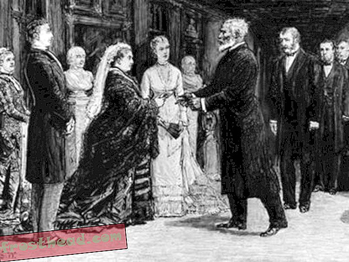 Audiencia de Josiah con la reina Victoria el 5 de marzo de 1877