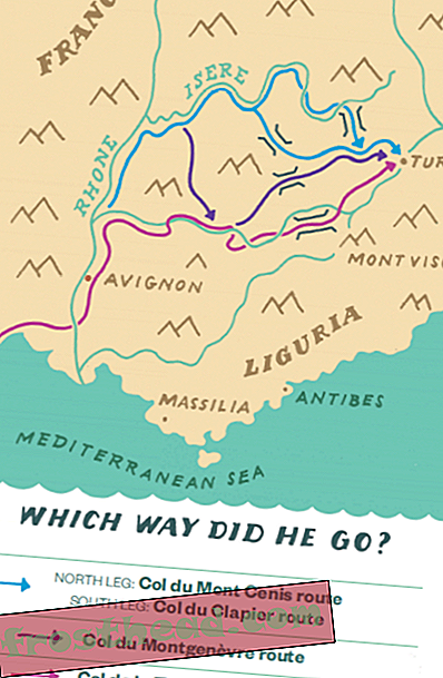 ¿Cómo (y dónde) cruzó Hannibal los Alpes?