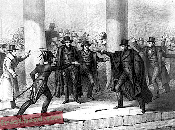 artikler, historie, os historie - Den forsøgte mord på Andrew Jackson
