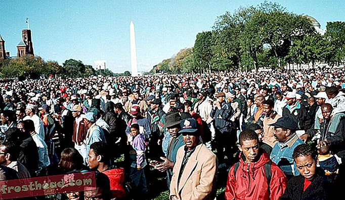 Million man march, Washington DC, 1995
