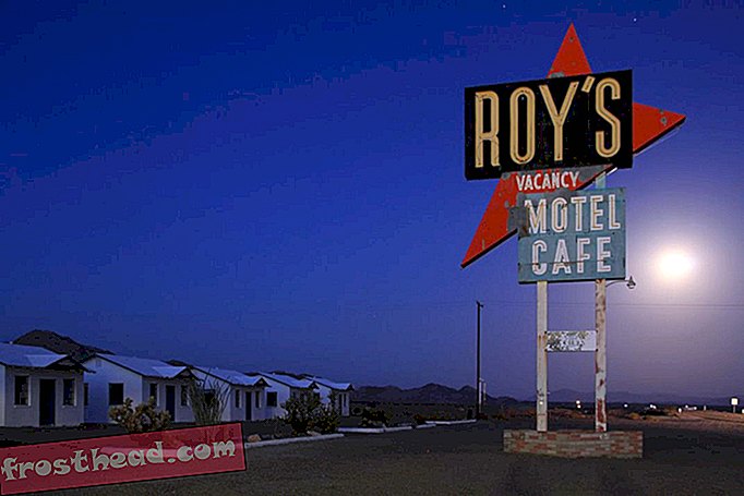 Roy’s Motel and Cafe din Amboy, California, de-a lungul Rutei 66