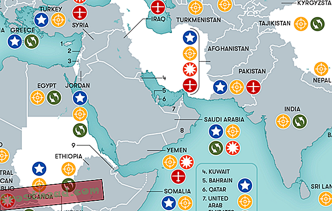 članki, zgodovina, nam zgodovina, svetovna zgodovina - Ta zemljevid prikazuje, kje na svetu se ameriška vojska bori proti terorizmu
