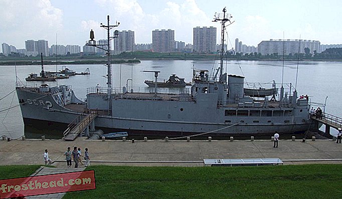 USS Pueblo este expus în Coreea de Nord, unde a rămas ca atracție turistică de la capturarea sa în 1968.