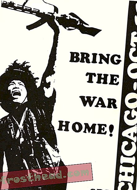 Poster van de 1969 Days of Rage-demonstraties