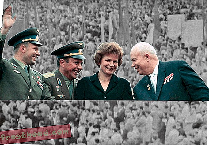 Tereshkova με τον Χρουστσόφ